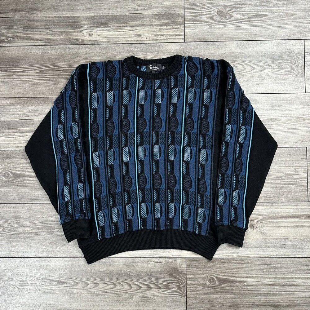 Vintage 90’s Tosani Lightweight 3D Knit Sweater
